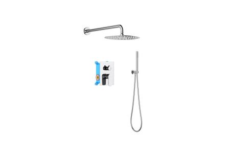 Душевая система Aquatek ОБЕРОН AQ1272CR встраиваемая в стену цвет хром