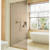 Душевая перегородка Maybah Glass MGD-702-3у 69х195 стекло тонированное профиль золото глянцевое