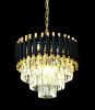 Люстра подвесная Lumina Deco Funneli (Фуннели) LDP 6003-400 BK+F.GD