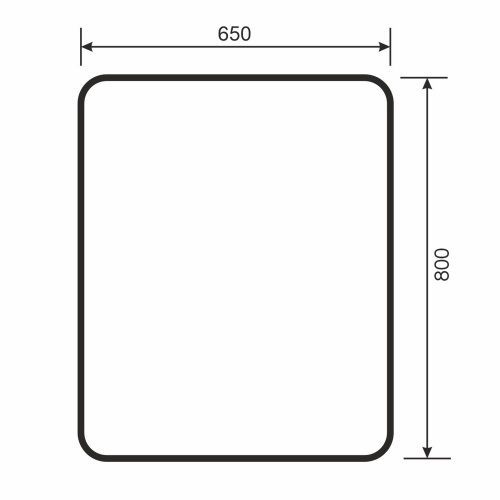 Зеркало в ванную Uperwood Modul 3049345675 65х80 - фото 3