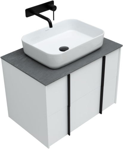 Тумба под раковину Allen Brau Reality 1.32004.WM 70х46х50 подвесная цвет белый - фото 5