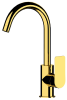 Смеситель для кухни Remer Infinity I72DO на мойку золото