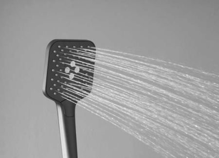 Душевая стойка Vincea Cube VSFS-1C1BG настенная цвет брашированное золото с термостатом