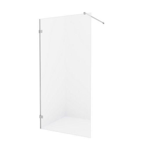 Душевая перегородка New Trendy AVEXA Chrome EXK-1800 90х200 стекло прозрачное профиль хром