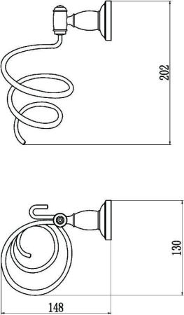 Держатель для фена Savol S-006633C