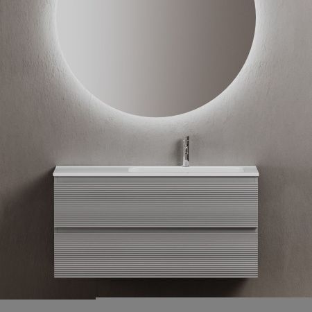 Тумба под раковину Sancos FOLK FL100RES 100х40 подвесная цвет серый