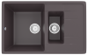 Кухонная мойка Ulgran Classic U-205-345 75х50 цвет коричневый