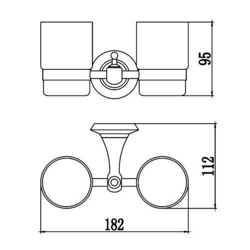 Стакан Savol S-06968W - фото 3