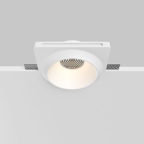 Светильник встраиваемый Maytoni Technical Gyps Modern DL124-GU10-01-TRS-W - фото 2