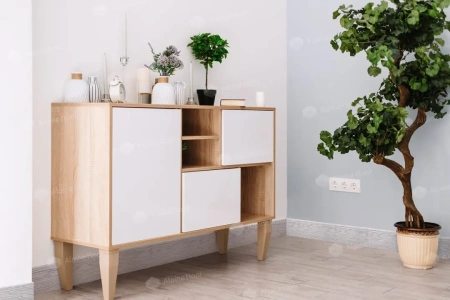 Напольный плинтус Alpine Floor Rico Concept RC 80201 Ясень норд толщина 2 см 2200х80