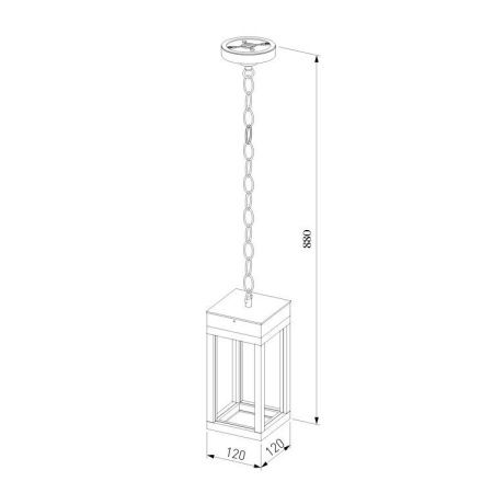 Уличный подвесной светильник Elektrostandard Frame (Фраме) 4690389172359