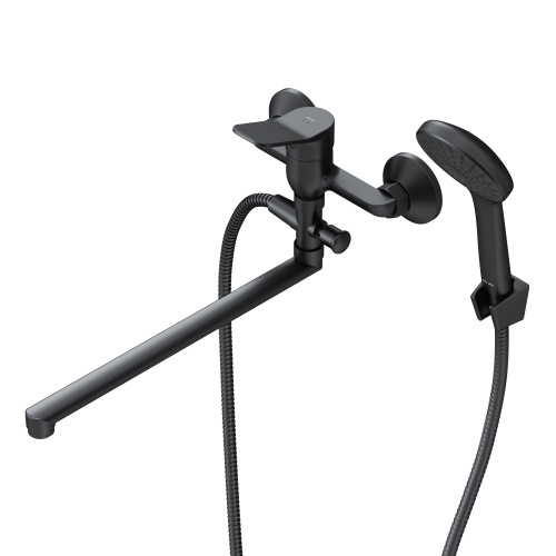 Смеситель для ванны и душа Am.Pm X-Joy F85A90122 настенный черный - фото 2