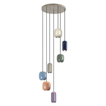 Люстра каскадная Odeon Light Ovali (Овали) 5053/7