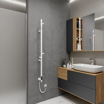 Полотенцесушитель Vincea VTD-1DWE 13х137 электрический белый