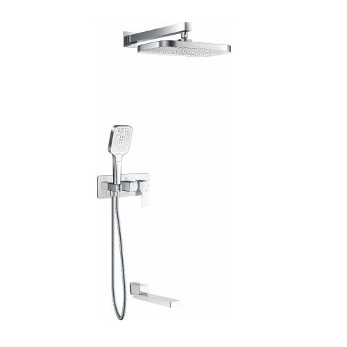 Душевая система Rose R1035 встраиваемая в стену цвет хром - фото 2