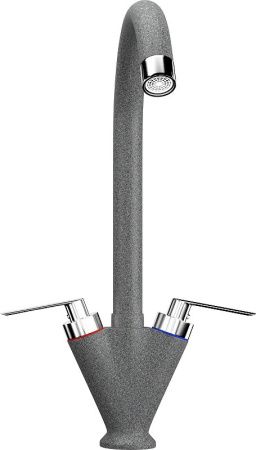 Смеситель для кухни Ulgran Classic U-011-309 на мойку серый