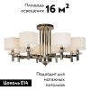 Люстра потолочная iLamp Fusion (Фусион) 88396/8 CR