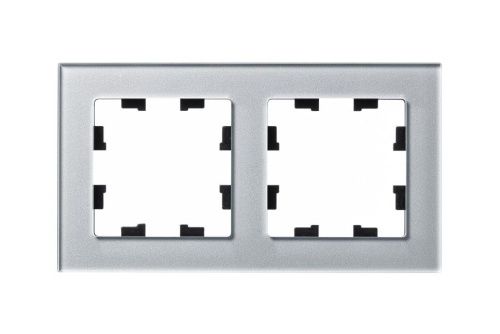 Рамка двухместная Systeme Electric AtlasDesign (АтласДесигн) ATN320302 - фото 2