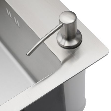 Кухонная мойка Melana ProfLine MLN-R6050H+дозатор 60х50 цвет серый поверхность матовая