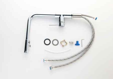 Смеситель для кухни Aquatek ЕВРОПА AQ1386CR на мойку хром