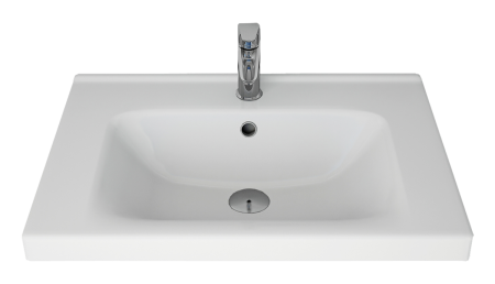 Раковина мебельная керамическая Dreja Harmonia 65 640214 70х50 накладная цвет белый