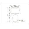 Настольная лампа Arte Lamp Sarin (Сарин) A4061LT-1PB