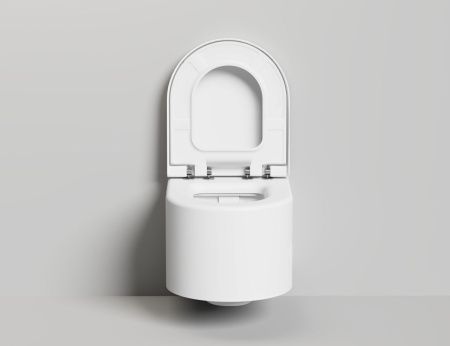 Унитаз подвесной Salini GEMELLI 240121KSM белый с сиденьем микролифт безободковый смыв торнадо