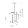 Светильник подвесной Feiss Thayer (Тхаыер) QN-THAYER-3P-ADB
