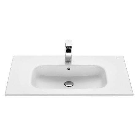 Раковина из сантехнического фарфора Aquaton VICTORIA NORD 732799C000 80х50 накладная цвет белый 1 отверстие под смеситель