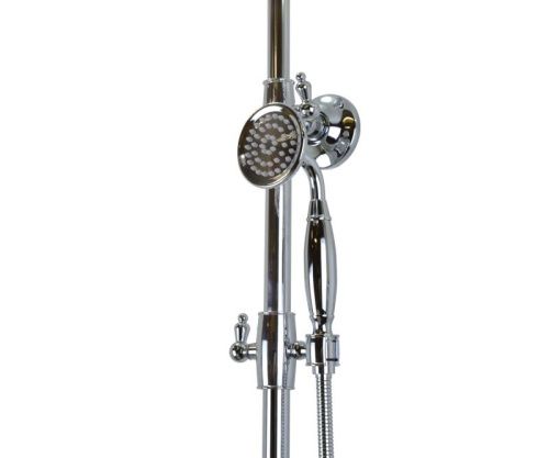 Душевая стойка Bronze de Luxe 1919CR настенная цвет хром - фото 4