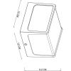Уличный настенный светильник Arte Lamp Lancia (Ланциа) A6418AL-1BK