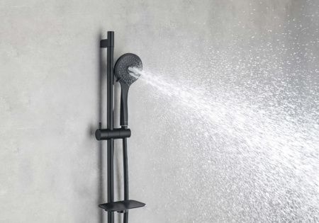 Комплект смесителей Aquatek ВЕГА AQ1033MB настенный черный