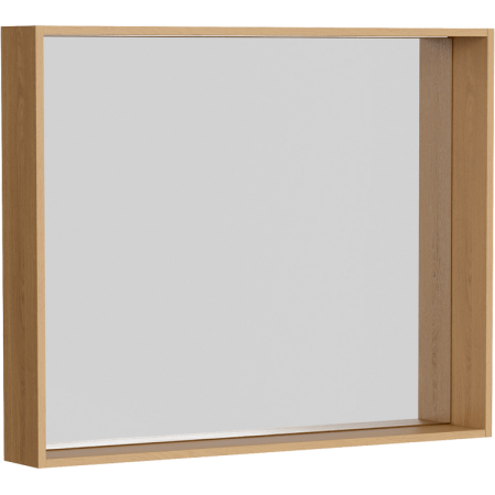 Зеркало в ванную Aqwella Y BAS0210DZ 100х14 цвет коричневый