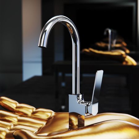 Смеситель для кухни Tokito YOKOHAMA TOK-YOK-1013 на мойку хром