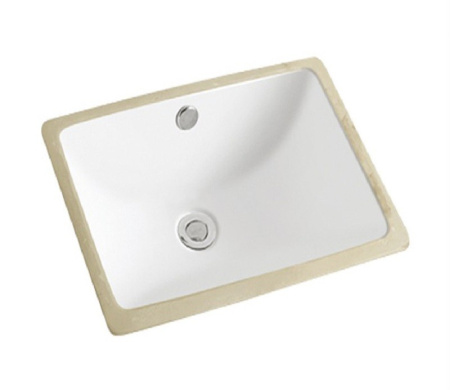 Раковина из санфаянса CeramaLux 540N 47х34 встраиваемая цвет белый
