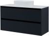 Тумба под раковину Allen Brau Activity 1.34007.AM 120х50 подвесная цвет черный