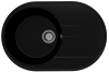 Кухонная мойка Ulgran Quartz Nora 750-07 75х50 цвет черный поверхность матовая