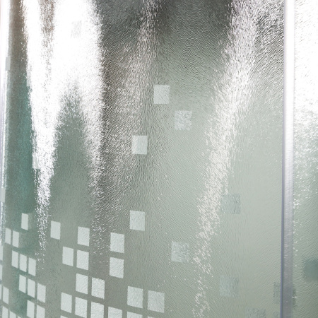 Душевая кабина AvaCan L910EL 100х100 четверть круга с крышей ориентация универсальная