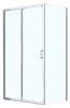 Душевой уголок Azario AZ-NAC1131 L 1200 120х80 стекло прозрачное профиль серебро без поддона