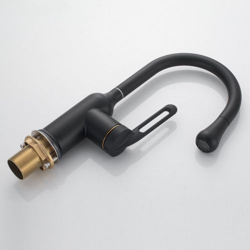 Смеситель Raffine F101H на раковину черный - фото 5