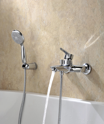 Смеситель для ванны LeMark Mars LM3502C настенный хром - фото 2