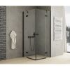 Душевой уголок New Trendy REFLEXA Black EXK-4982 100х80 стекло прозрачное профиль черный без поддона