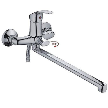 Смеситель для ванны и душа Haiba HB36 HB2236 настенный хром