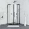 Душевой уголок RGW Stilvoll 06325388-14 80х80 стекло прозрачное профиль черный без поддона