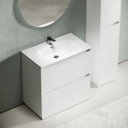 Тумба под раковину Sancos Libra Floor LB80FW 80х50 напольная цвет белый