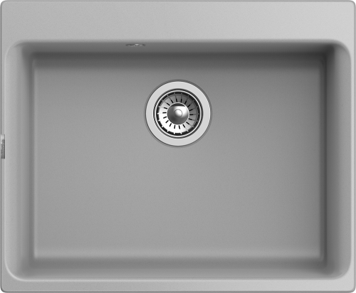 Кухонная мойка Rivelato AXEL Х-60 grigio metallizzato 63х52 цвет серый металлик - фото 2
