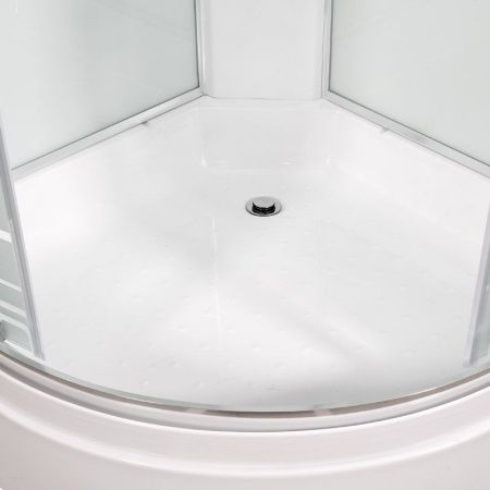 Душевая кабина AvaCan EM2780LED+GM 80х80 четверть круга с крышей ориентация универсальная