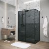 Душевой уголок Grossman Galaxy 120.K33.01.1470.21.10 140х70 стекло тонированное профиль черный без поддона