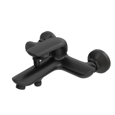 Смеситель для ванны Teymi T10266 настенный черный матовый