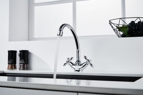 Смеситель Decoroom DR53 DR53012 на раковину хром - фото 2